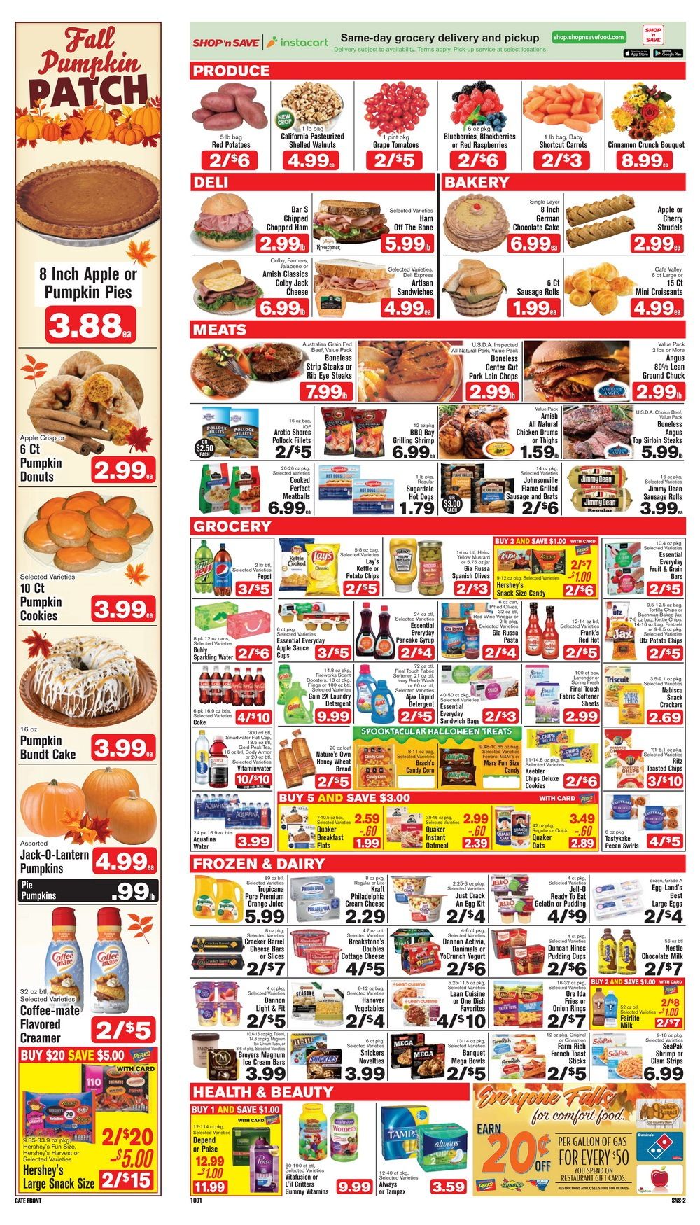 SHOP 'n SAVE Weekly Ad Oct 01 – Oct 07, 2020