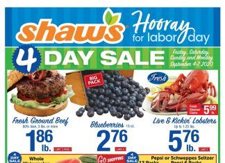 Shaw’s Weekly Ad Sep 04 – Sep 10, 2020