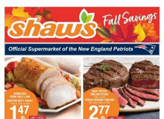 Shaw’s Weekly Ad Sep 25 – Oct 01, 2020