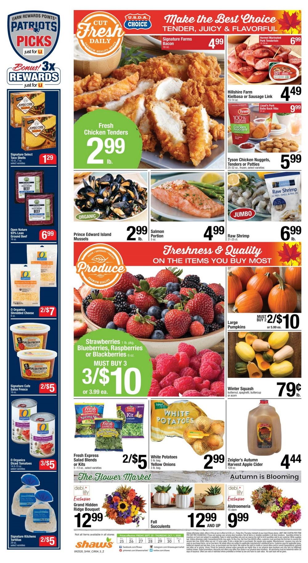 Shaw's Weekly Ad Sep 25 Oct 01, 2020