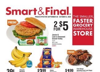 Smart & Final Weekly Ad Sep 30 – Oct 06, 2020
