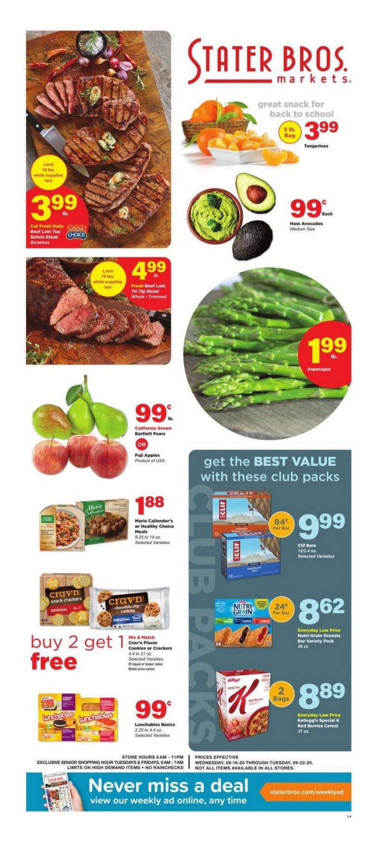 Stater Bros Weekly Ad Sep 16 Sep 22, 2020