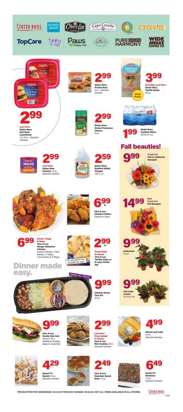 Stater Bros Weekly Ad Sep 16 Sep 22, 2020