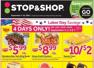 Stop & Shop Weekly Ad Sep 04 – Sep 10, 2020