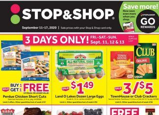 Stop & Shop Weekly Ad Sep 11 – Sep 17, 2020