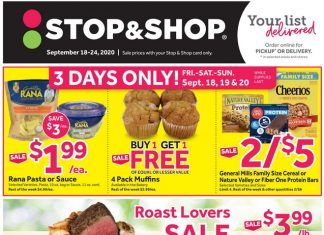 Stop & Shop Weekly Ad Sep 18 – Sep 24, 2020