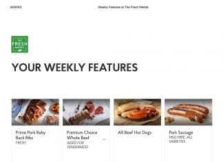 The Fresh Market Weekly Specials Sep 02- Sep 08, 2020