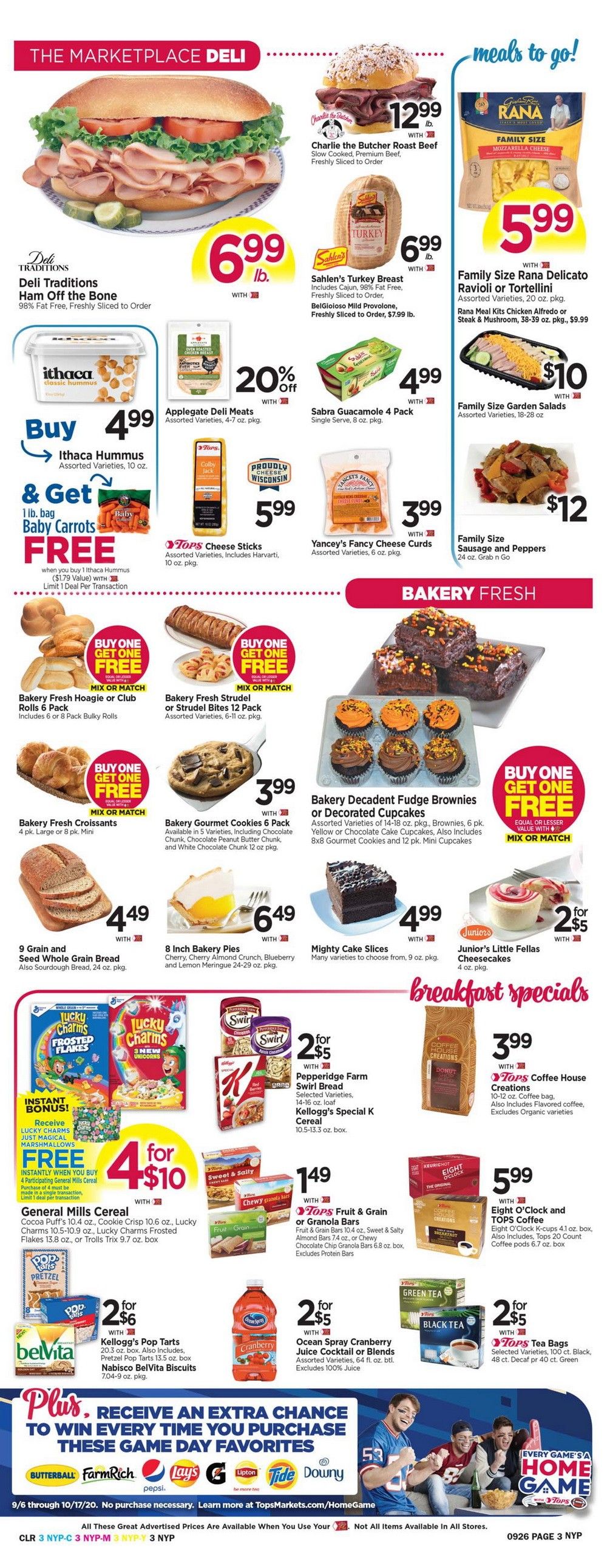Tops Weekly Circular Sep 20 Sep 26, 2020