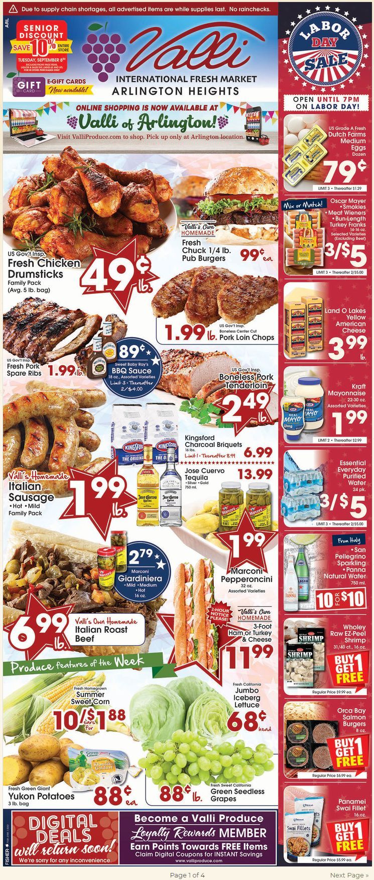 Valli Produce Weekly Ad Sep 02 Sep 08, 2020
