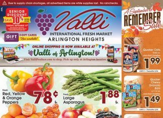 Valli Produce Weekly Ad Sep 09 – Sep 15, 2020
