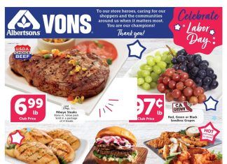 Vons Weekly Ad Sep 02 – Sep 08, 2020