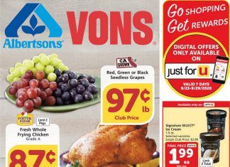 Vons Weekly Ad Sep 23 – Sep 29, 2020
