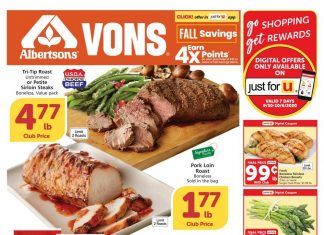 Vons Weekly Ad Sep 30 – Oct 06, 2020