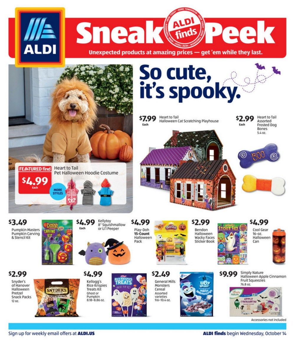 ALDI Instore Ad Sneak Peek Oct 14 Oct 20, 2020
