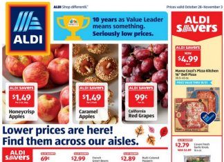 ALDI Weekly Ad Oct 28 – Nov 3, 2020