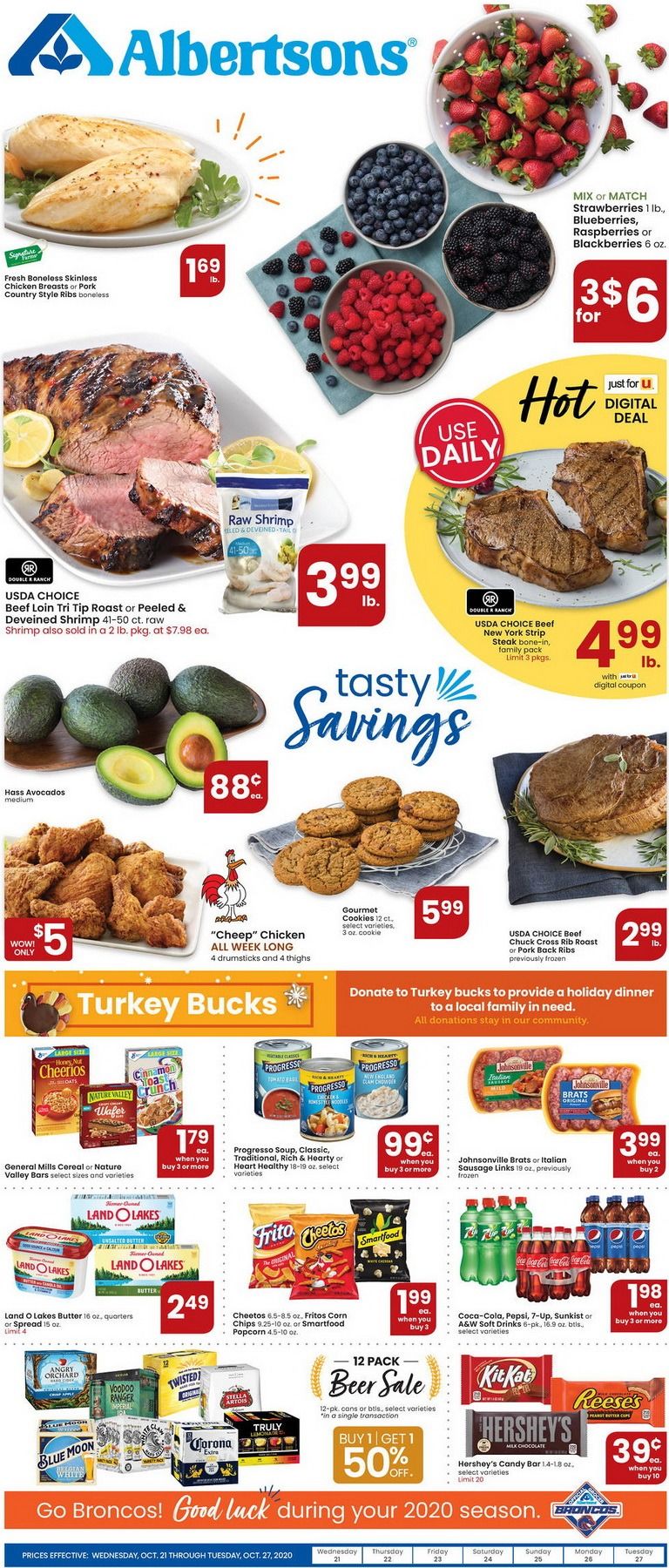 Albertsons Weekly Ad Oct 21 Oct 27, 2020