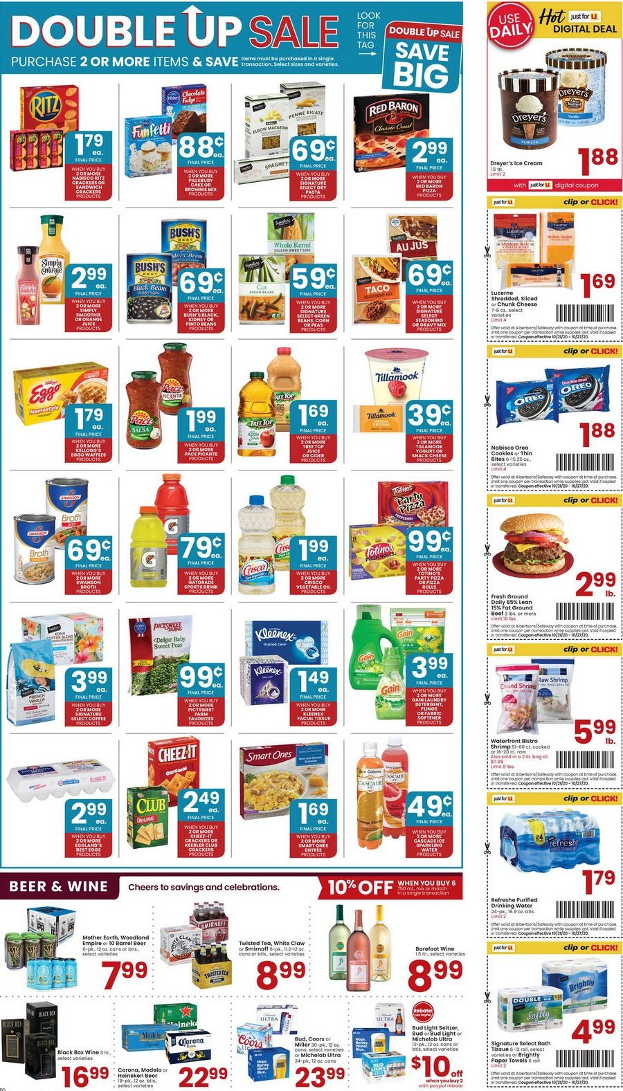 Albertsons Weekly Ad Oct 21 Oct 27, 2020