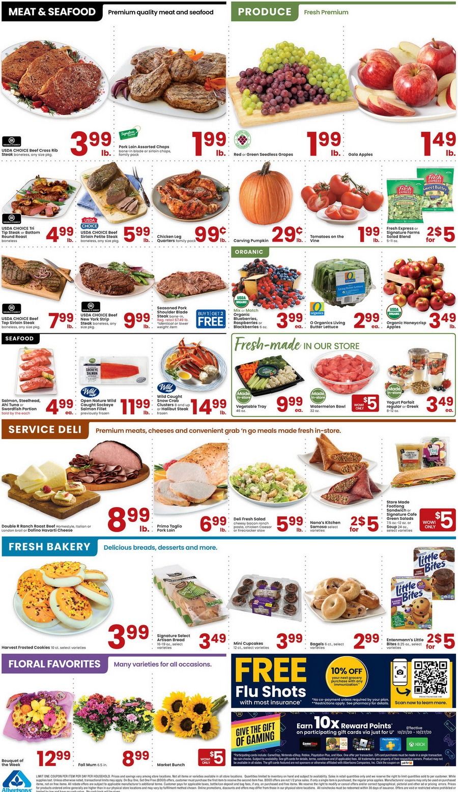 Albertsons Weekly Ad Oct 21 Oct 27, 2020