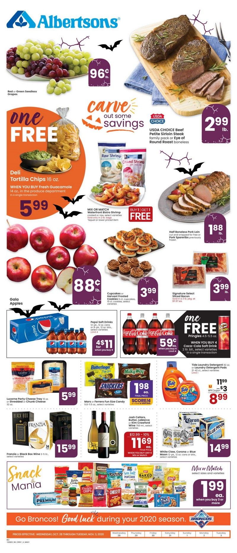 Albertsons Weekly Ad Oct 28 Nov 03, 2020