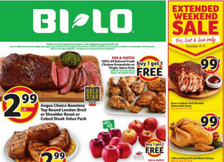 BI-LO Weekly Circular Oct 7- Oct 13, 2020