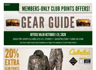 Bass Pro Shops Gear Guide Sale Oct 01 – Oct 31, 2020