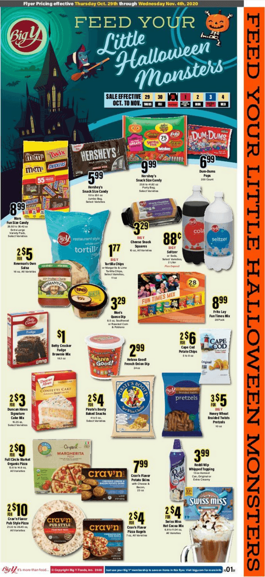 Big Y Weekly Ad Oct 29 Nov 4, 2020
