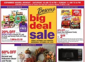 Boscov’s Weekly Ad Oct 16 – Oct 21, 2020