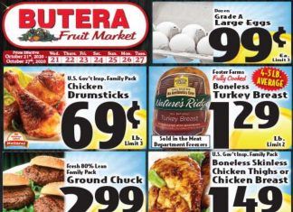 Butera Weekly Ad Oct 21 – Oct 27, 2020