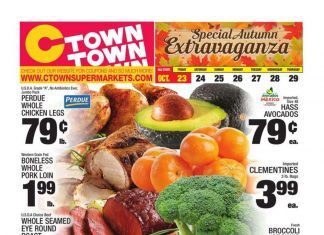 C-Town Weekly Ad Oct 23 – Oct 29, 2020