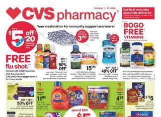 CVS Weekly Ad Oct 11 – Oct 17, 2020