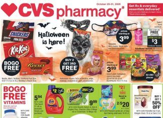 CVS Weekly Ad Oct 25 – Oct 31, 2020