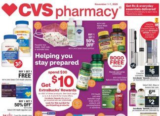 CVS Weekly Ad Nov 1 – Nov 7, 2020