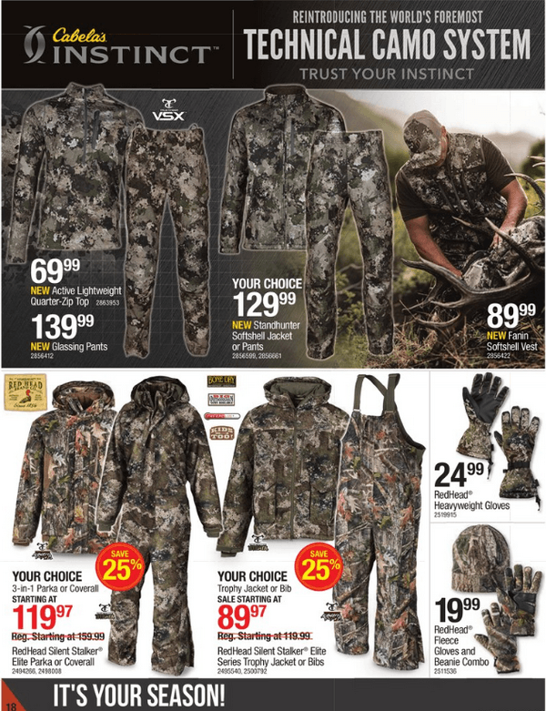 Cabela's 2020 Fall Ready Oct 22 Nov 4, 2020
