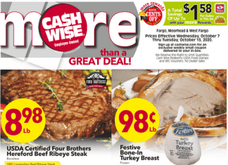 Cash Wise Weekly Ad Oct 7 – Oct 13, 2020