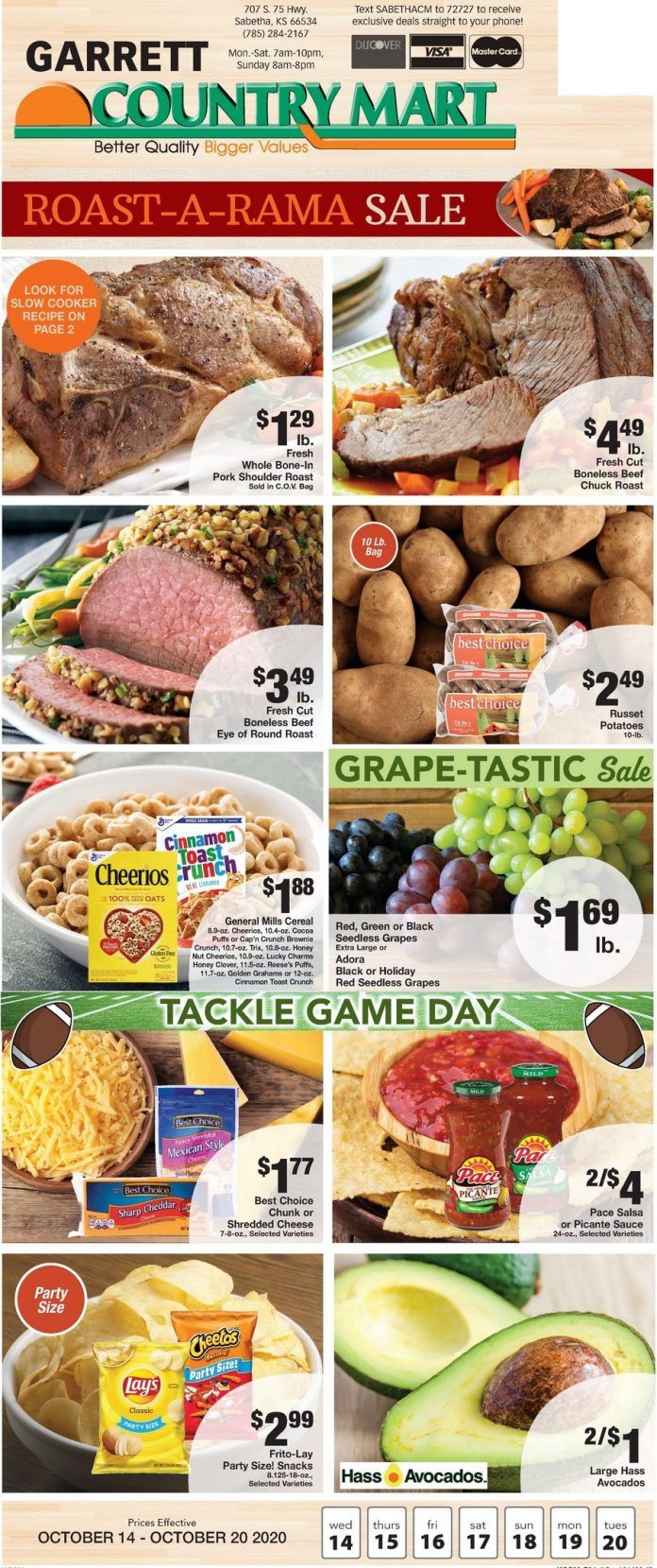 Country Mart Weekly Ad Oct 14 Oct 20, 2020