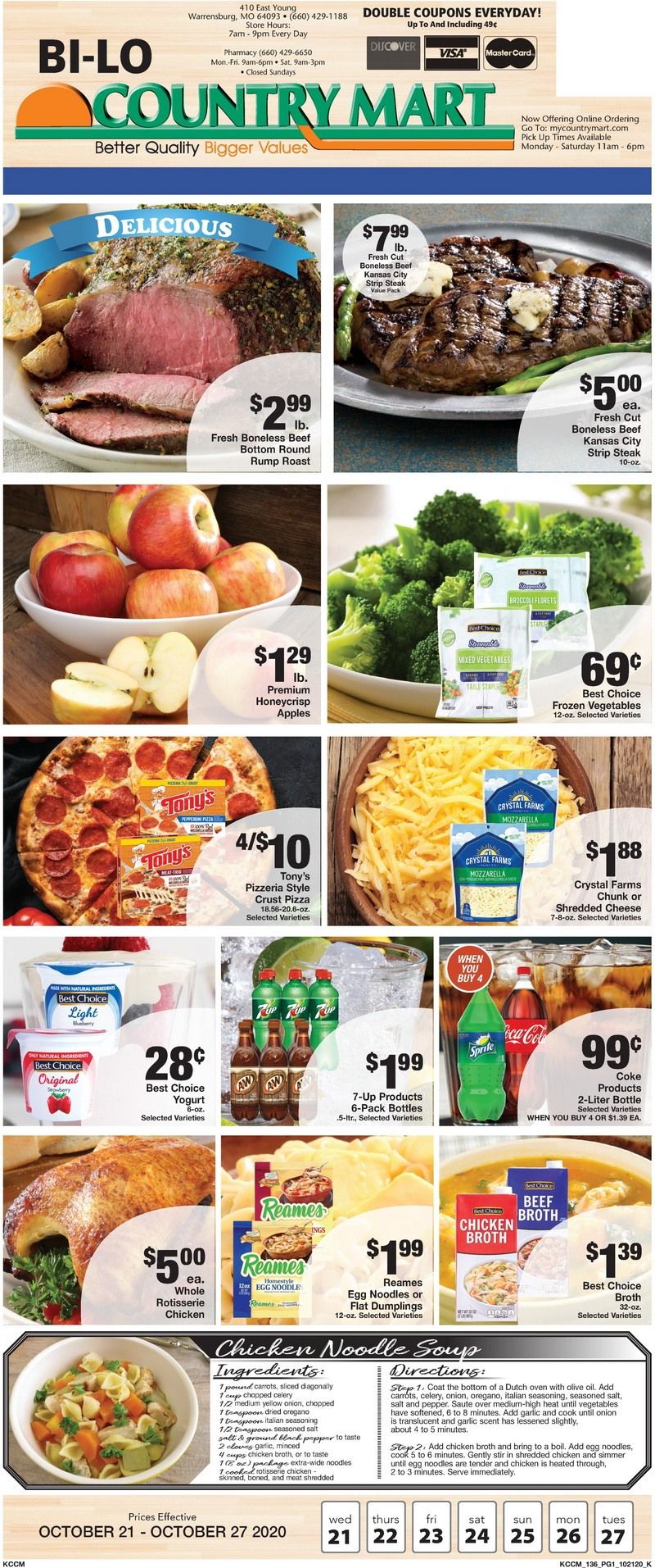 Country Mart Weekly Ad Oct 21 Oct 27, 2020