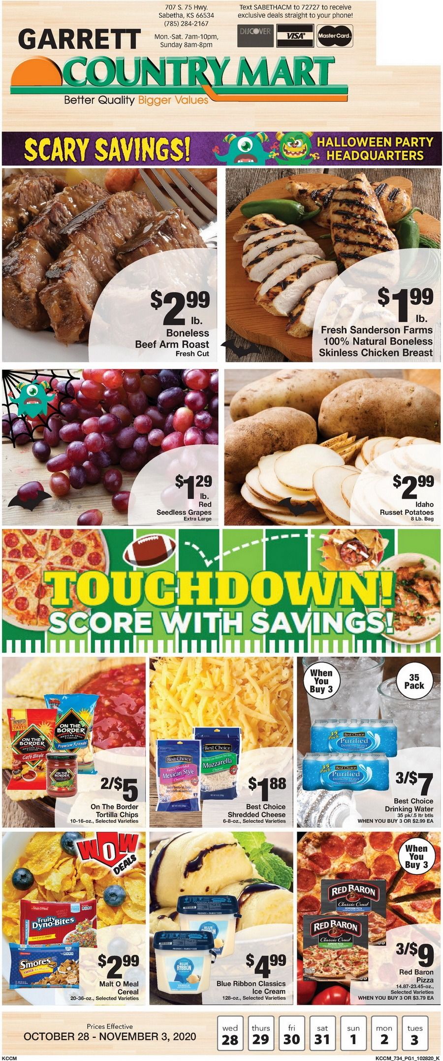 Country Mart Weekly Ad Oct 28 Nov 03, 2020