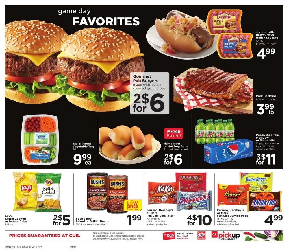 Cub Foods Weekly Ad Oct 18 Oct 24, 2020