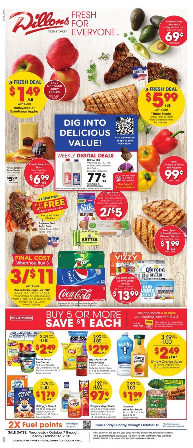 Dillons Weekly Ad Oct 07 Oct 13, 2020