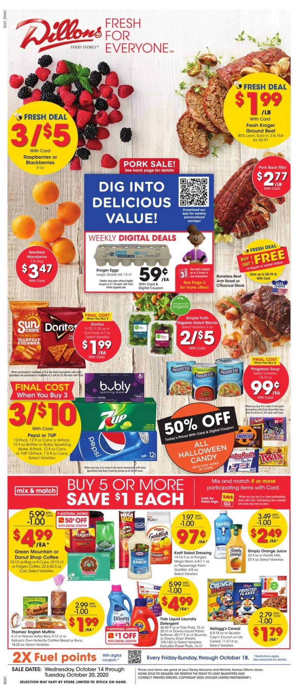 Dillons Weekly Ad Oct 14 Oct 20, 2020