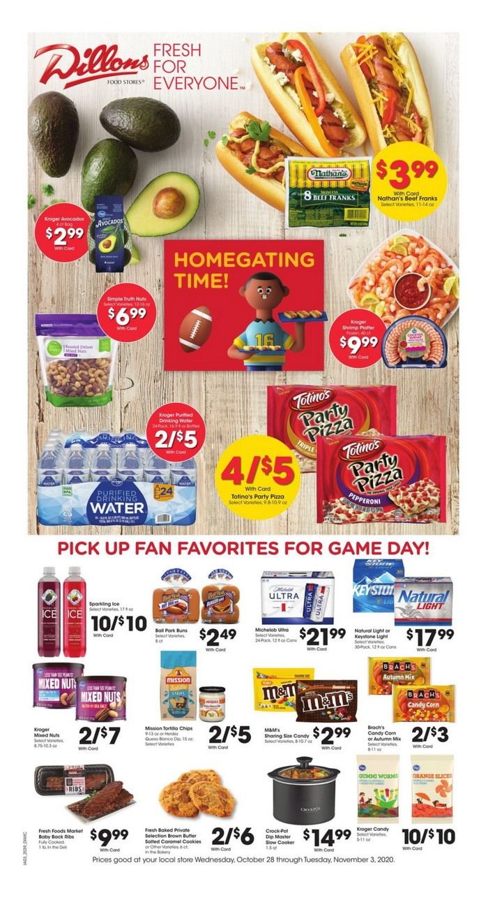 Dillons Weekly Ad Oct 28 Nov 03, 2020
