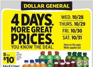 Dollar General Weekly Ad Oct 25 – Oct 31, 2020