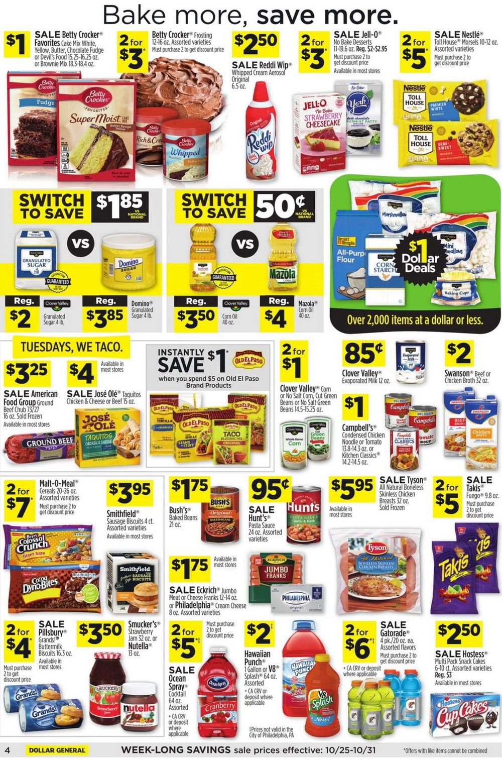 Dollar General Weekly Ad Oct 25 Oct 31, 2020
