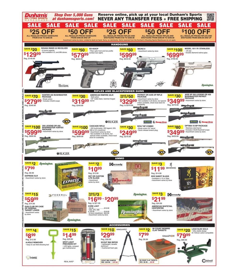 Dunham's Sports Weekly Ad Oct 24 Oct 29, 2020