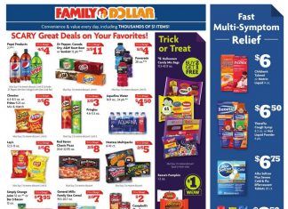 Family Dollar Weekly Ad Oct 04 – Oct 10, 2020