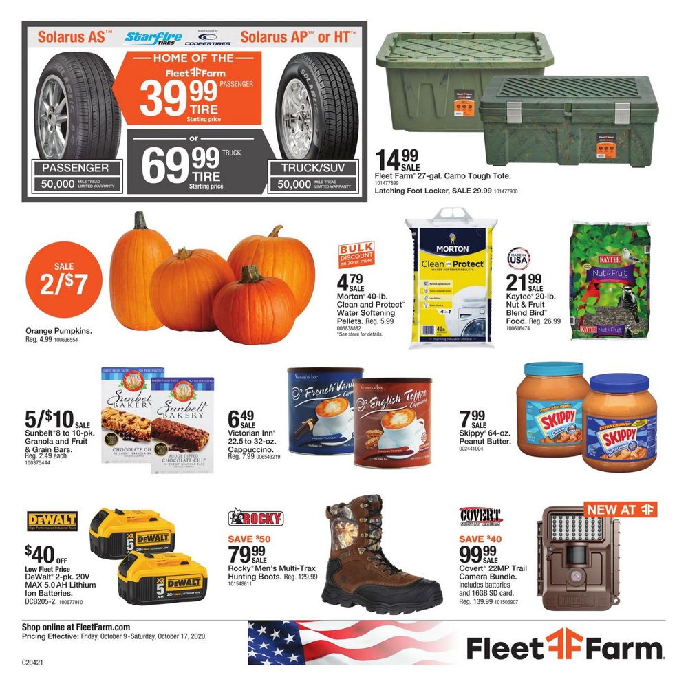 Fleet Farm Weekly Ad Oct 09 Oct 17, 2020