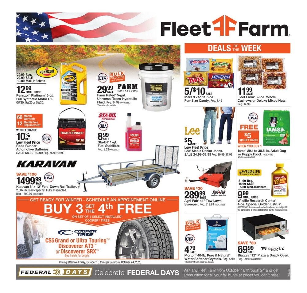 Fleet Farm Weekly Ad Oct 16 Oct 24, 2020
