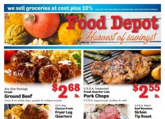Food Depot Weekly Ad Oct 19 – Oct 25, 2020
