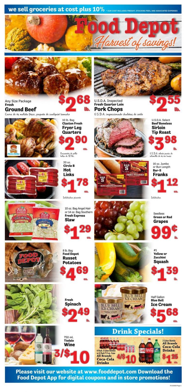 Food Depot Weekly Ad Oct 19 Oct 25, 2020