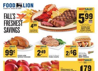 Food Lion Weekly Ad Oct 14 – Oct 20, 2020
